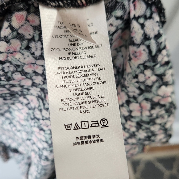 Free People Floral Maxi Dress - Black and White - Picture 8 of 10